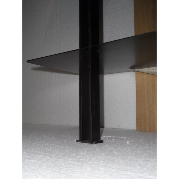 Bibliothèque CLF CREATION Manly en bois et métal 185x170x30cm