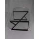 Table basse CLF CREATION Moero en métal et verre