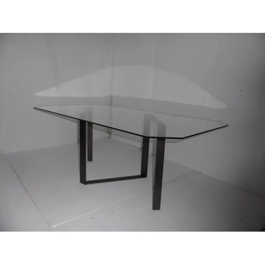 Table basse CLF CREATION Chapala en métal et verre