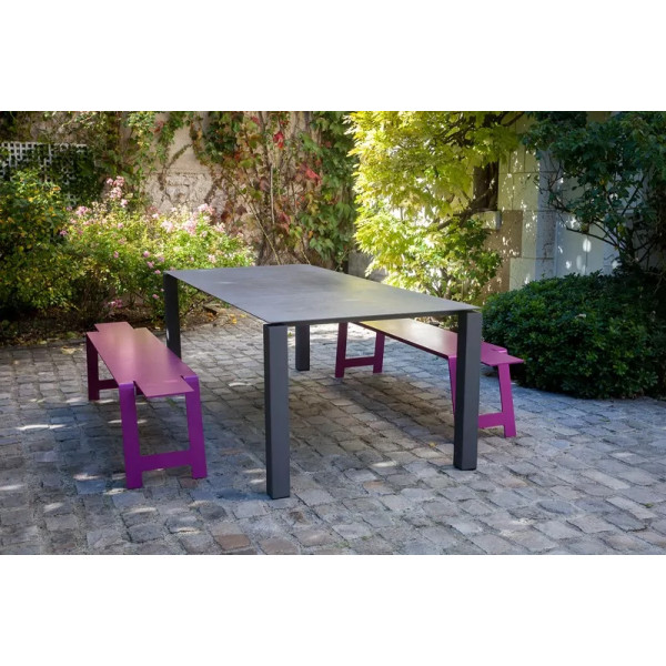 Table de repas d'extérieur CLF CREATION Eyre 195x90x75cm