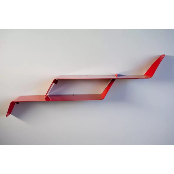 Set de 2 étagères murales CLF CREATION en métal courbe - 3 coloris