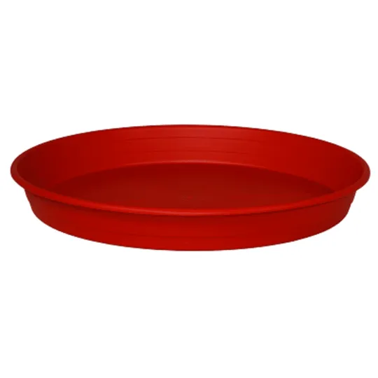 Soucoupe CHAPELU de 24cm pour pots de diamètre 28cm - 6 coloris