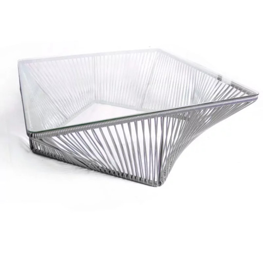 Table basse gris fer Carré Veracruz