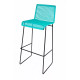 Chaise haute 82cm vert turquoise Gran Cenote BOQA