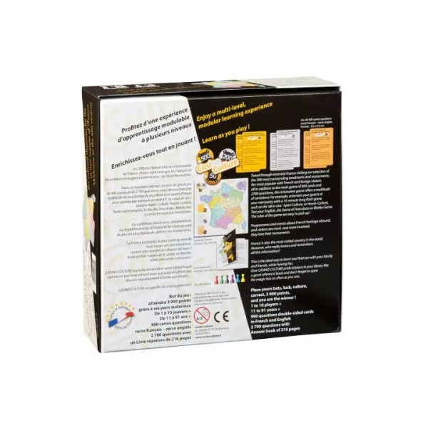 JEU CULTUREL DE 300 SITES ET MONUMENTS  DE France