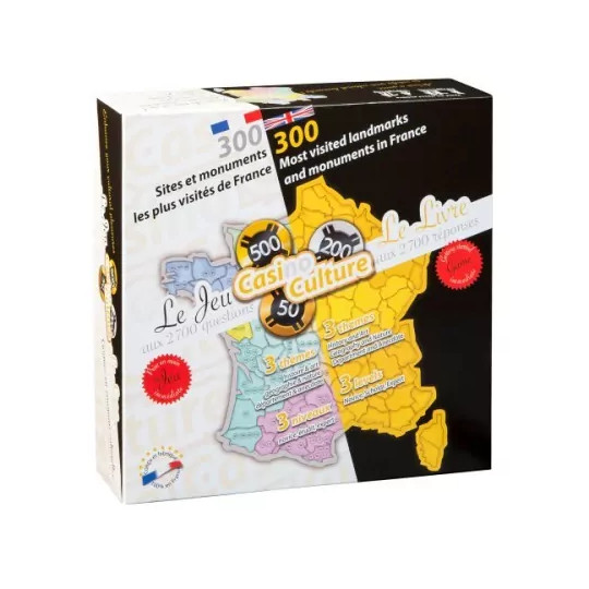 JEU CULTUREL DE 300 SITES ET MONUMENTS  DE France