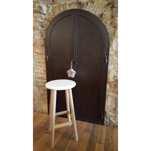 Tabouret Snack Bicolore Laurent Vuillemin