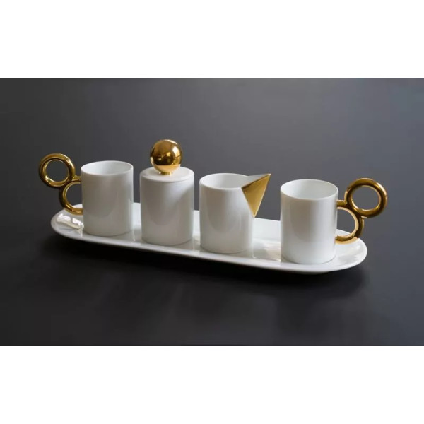 Set Complet Café Or Manièriste Extranorm