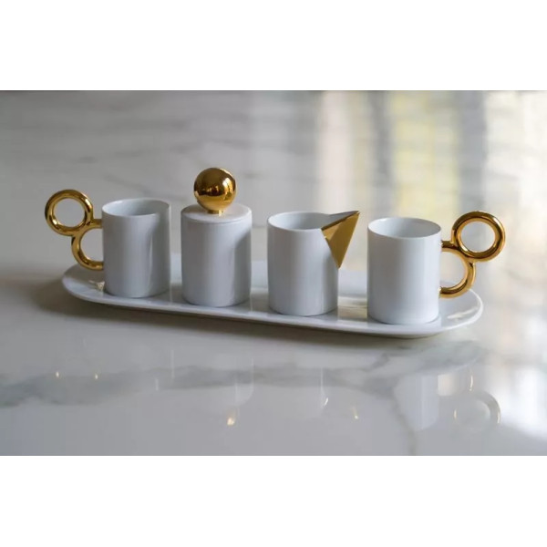 Set Complet Café Or Manièriste Extranorm