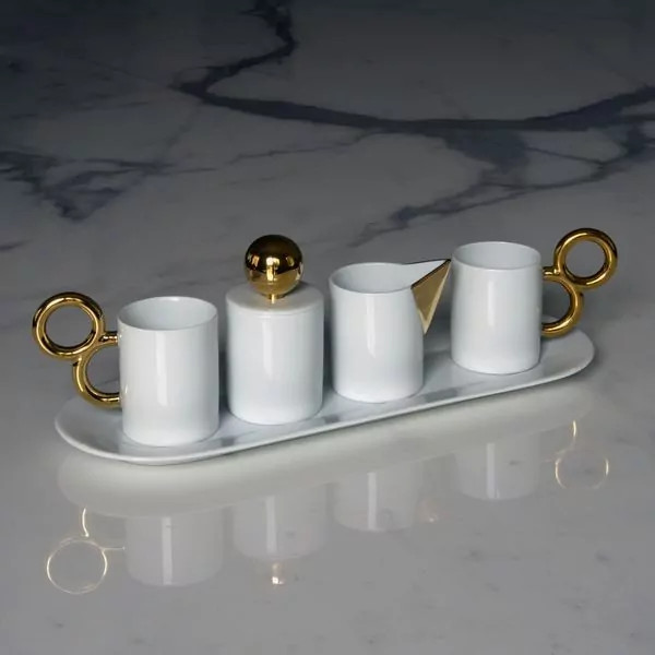 Set Complet Café Or Manièriste Extranorm