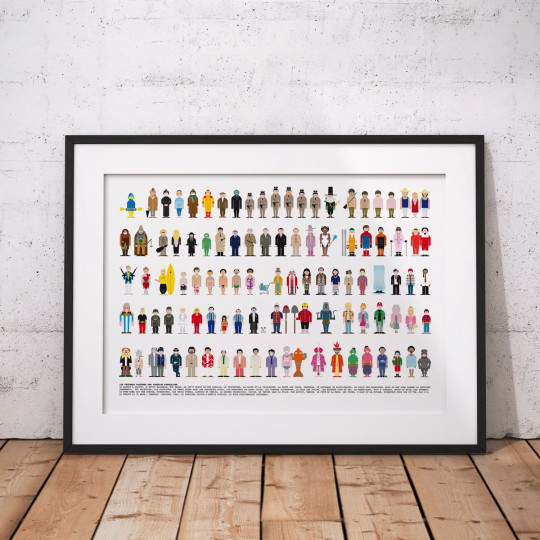 Affiche vestiaire de film célèbre La Majorette à Moustache