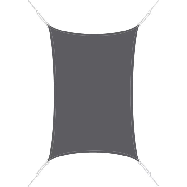 Voile d'ombrage rectangle 3x4,5m Easy Sail