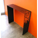Console CUBICAL Coco&co noir fond orange