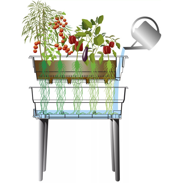 Jardinière avec accessoires CALIPSO - MV Industrie