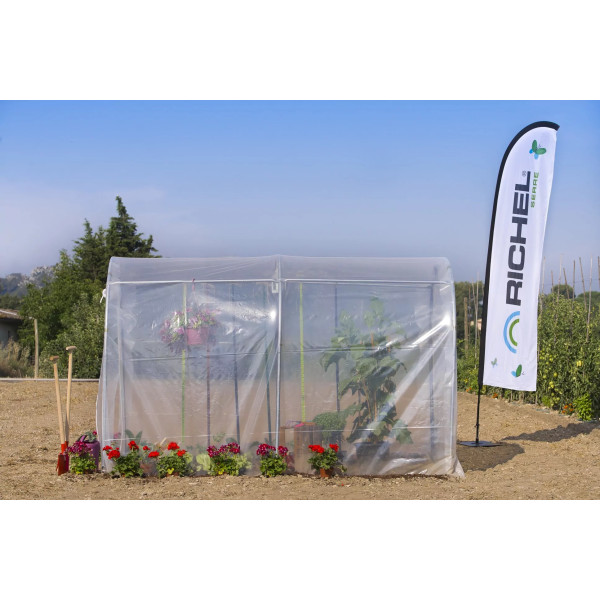 Serre avec porte 6m² Richel - MV INDUSTRIE