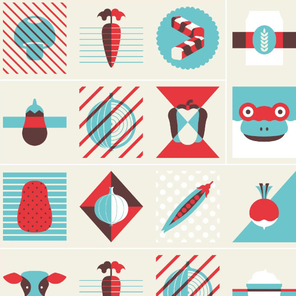 Affiche cuisine Française La Majorette à Moustache