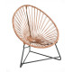 Fauteuil enfant Acapulco Chiquita cuir Boqa