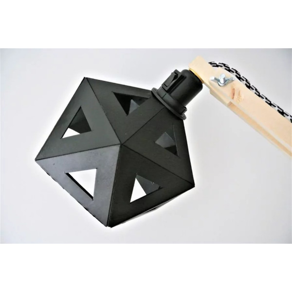 Lampe de bureau origami noire - Leewalia