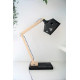 Lampe de bureau origami noire - Leewalia
