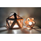 Grande lampe origami cuivre - Leewalia