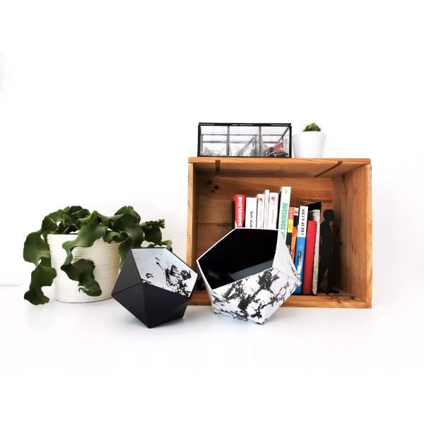 Boite origami marbre - Leewalia