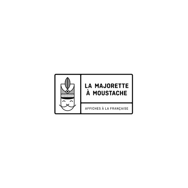Affiche French Touch La Majorette à Moustache