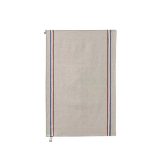 Torchon en lin naturel Tricolore - Coucke