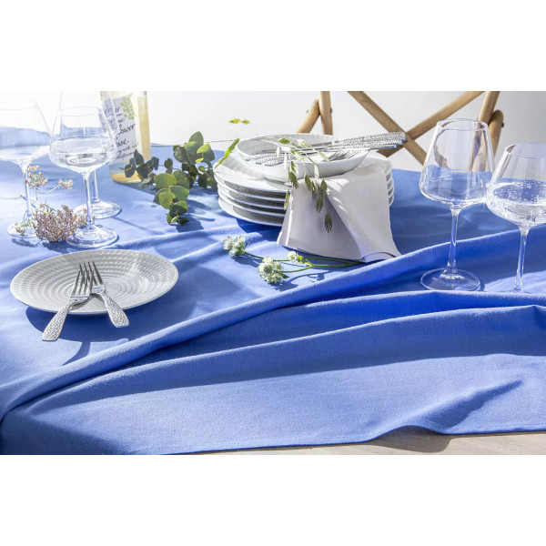 Nappe ronde unie en coton - Coucke