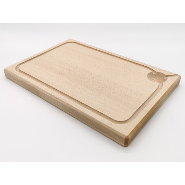 Planche à découper TOURNABOIS avec rigole - 5 tailles