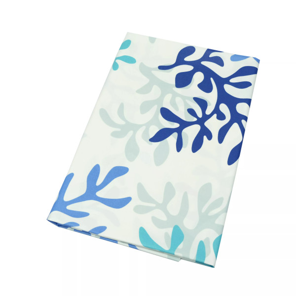 Nappe enduite Corail bleu - Fleur de Soleil