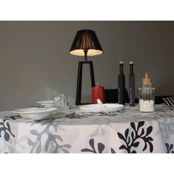 Nappe enduite Corail Noir - Fleur de Soleil