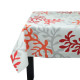 Nappe enduite Corail rouge - Fleur de Soleil