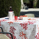 Nappe enduite Corail rouge - Fleur de Soleil