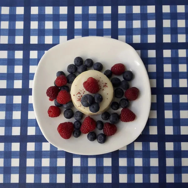 Nappe enduite Guinguette Bleu - Fleur de Soleil