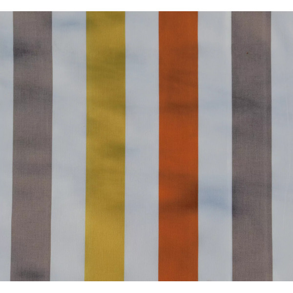 Nappe enduite Rayure  Jaune - Fleur de Soleil