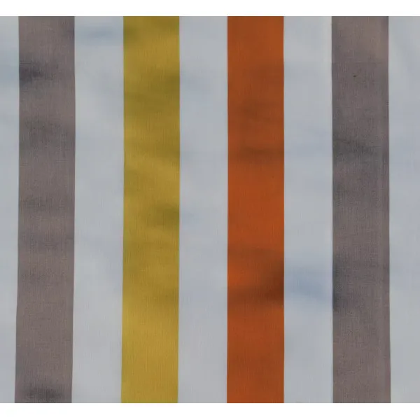Nappe enduite Rayure  Jaune - Fleur de Soleil