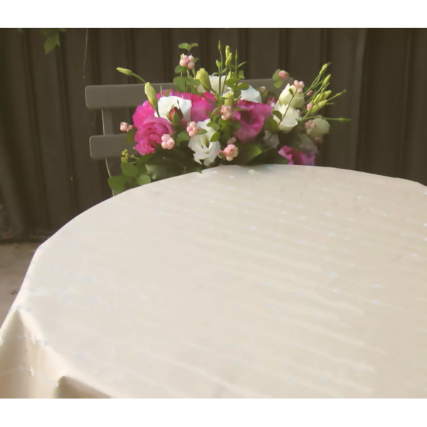 Nappe enduite Unie sable - Fleur de Soleil