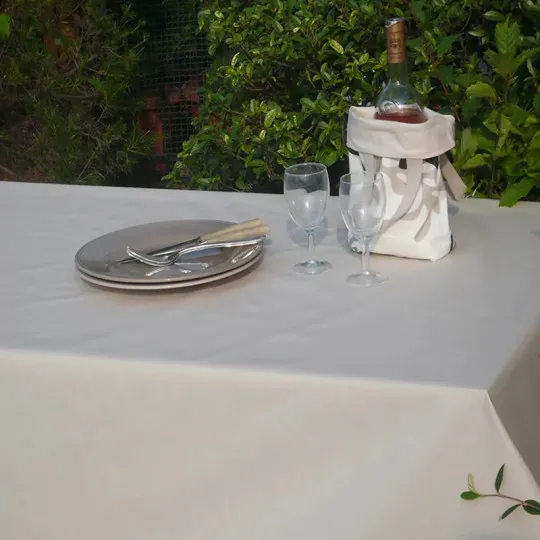 Nappe enduite Unie sable - Fleur de Soleil