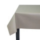 Nappe enduite Unie taupe - Fleur de Soleil