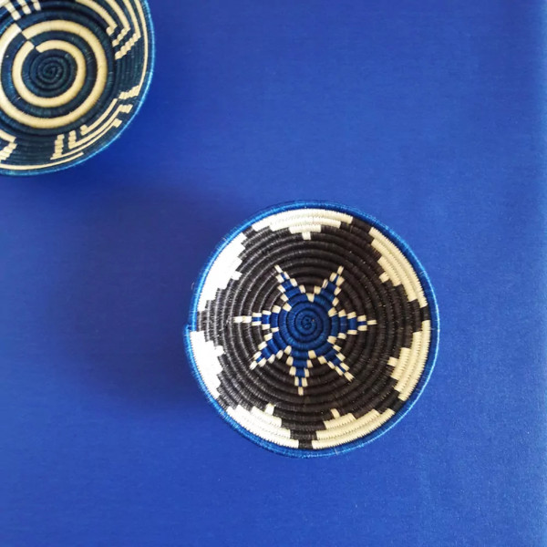 Nappe enduite Unie Bleu Royal  - Fleur de Soleil