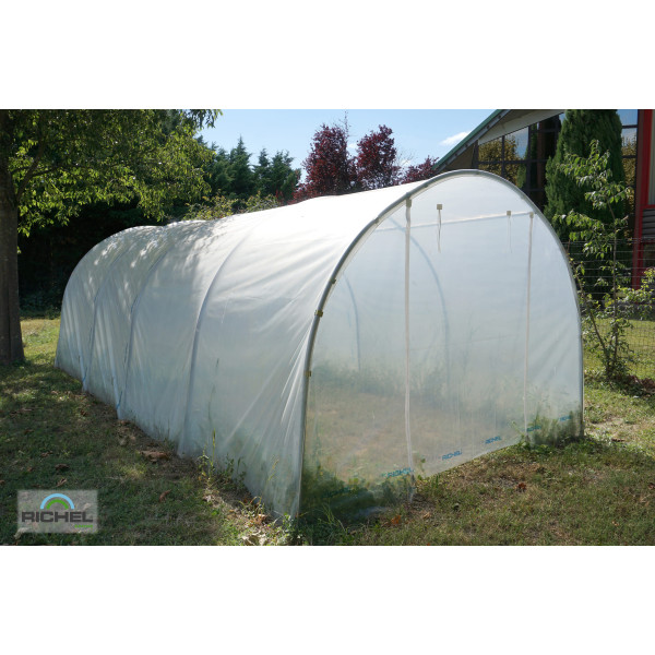 Serre MV INDUSTRIE Richel 18m² à portes zippées