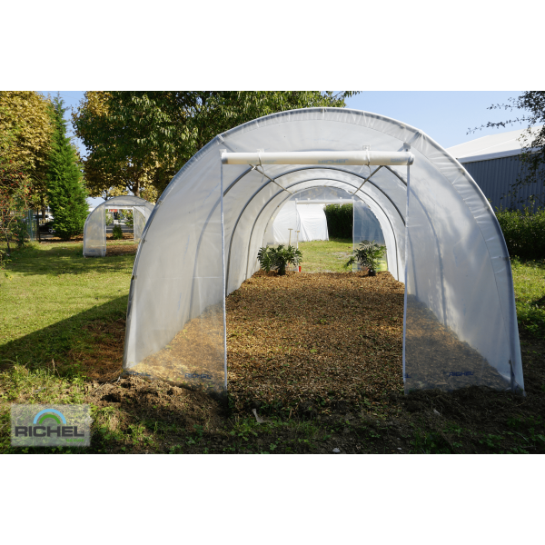 Serre MV INDUSTRIE Richel 18m² à portes zippées