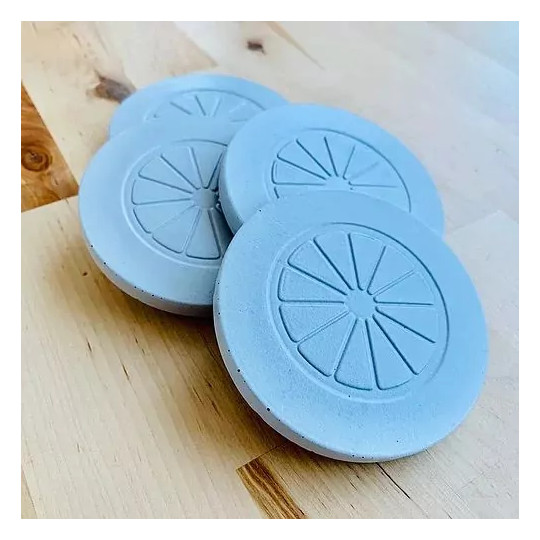 Sous-verres en béton "Limonade" - Paname Workshop