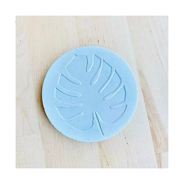 Sous-verres en béton "Monstera" - Paname Workshop