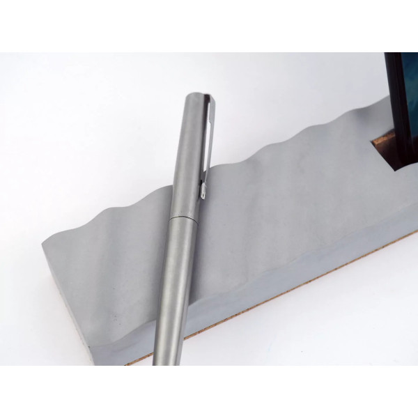 Support téléphone et stylo en béton Onde - Gone's