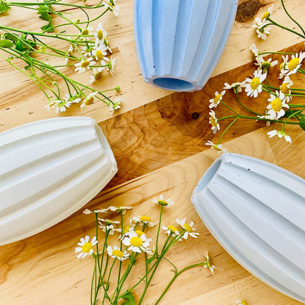 Vase PANAME WORKSHOP Méry en béton - 3 coloris