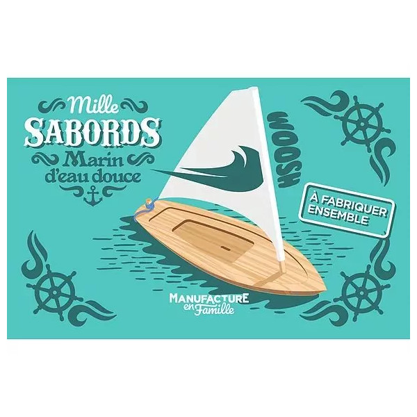 Voilier en bois "Mille Sabords" - Manufacture en Famille