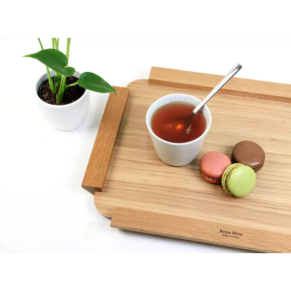 Plateau en bois design Corniche - Reine Mère