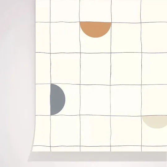 Papier peint Lune Moutarde - Season Paper