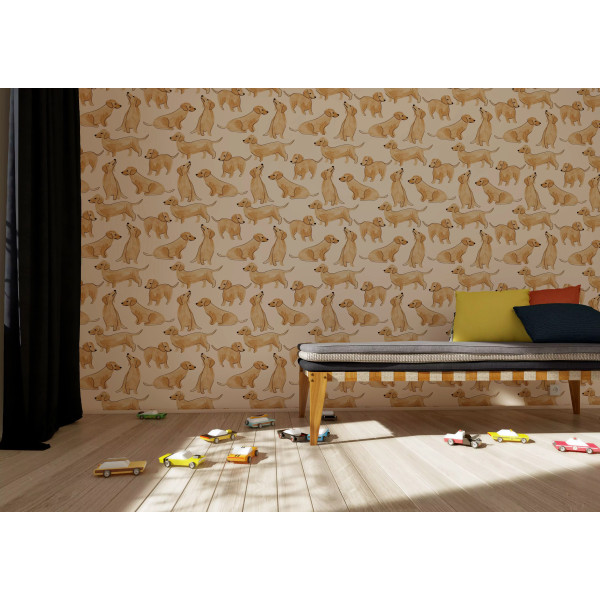 Papier peint Teckels - Season Paper